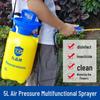 5L Manual Air Pressure Sprayer for Gardening, Planting, Disinfection & Pest Control