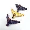 Golden Antique Hardware Protector Decorative Wood Case Feet Leg Corner Furniture Leg Corner Bracket