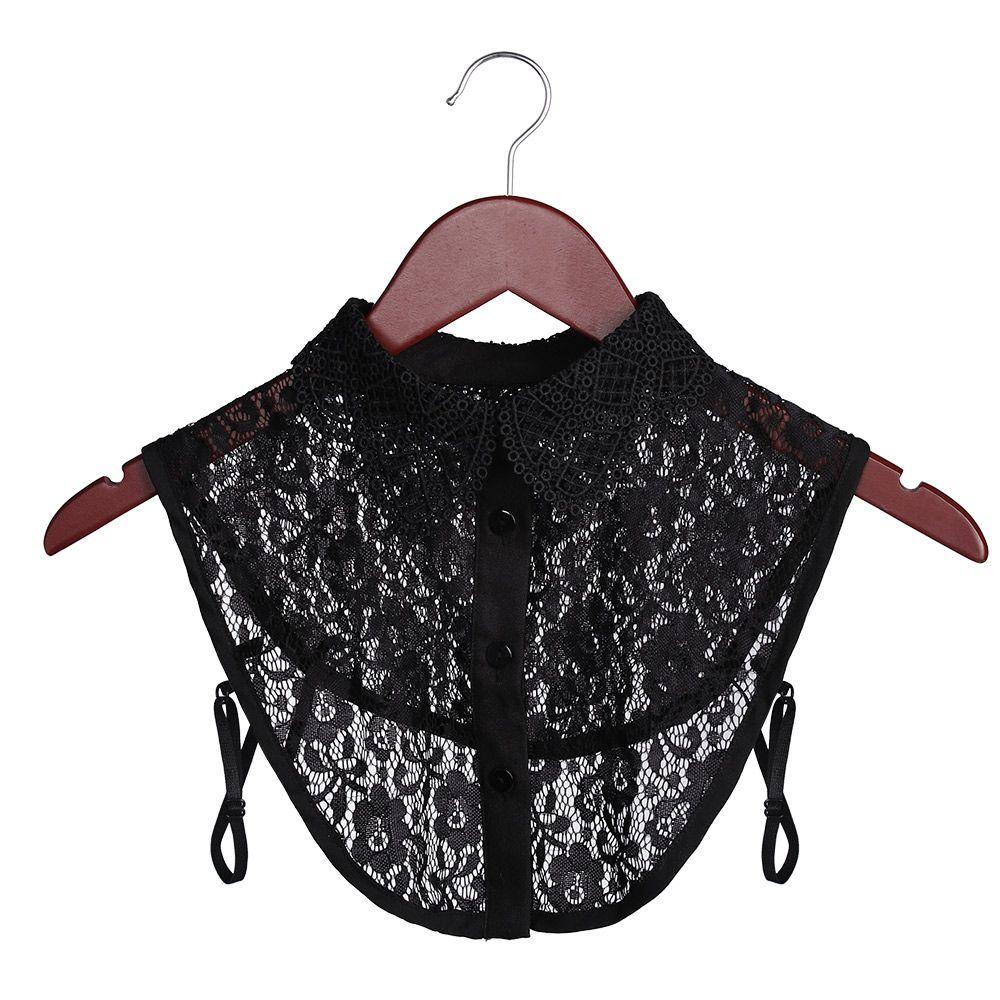 Lapel Leopard Grain Classic Cowboy Clothes Accessories Blouse False Collar Shirt Fake Collar Cotton