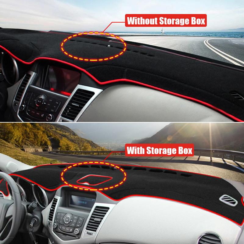 Накладка на панель приборов для Chevrolet Cruze 2009 2010 2011 2012 2013 2014 2015, солнцезащитная накладка на приборную панель, противоскользящая подкладка, аксессуары