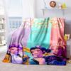 K-Pop-Demon-Hunters Blanket Hot Anime Flannel Blanket Fan Gift Suitable for Home Leisure Camping Travel Multifunctional Blanket1