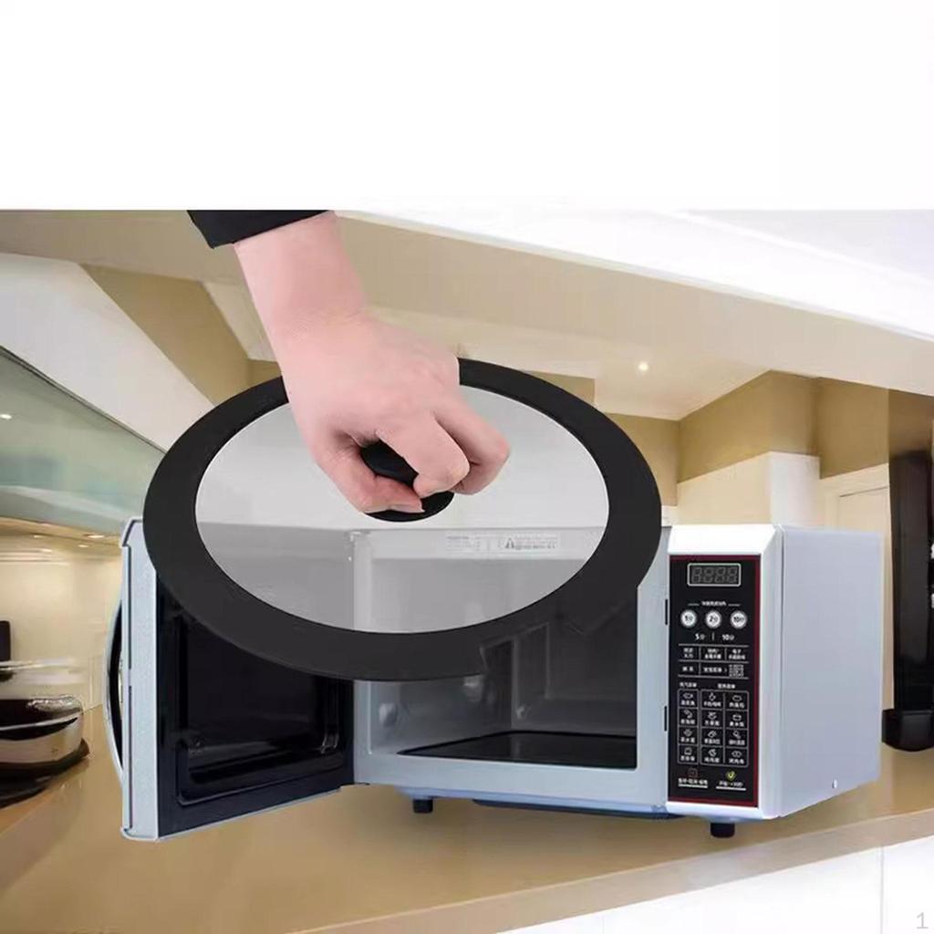 Glass Top Lid with Silicone Edge for Kitchen Use