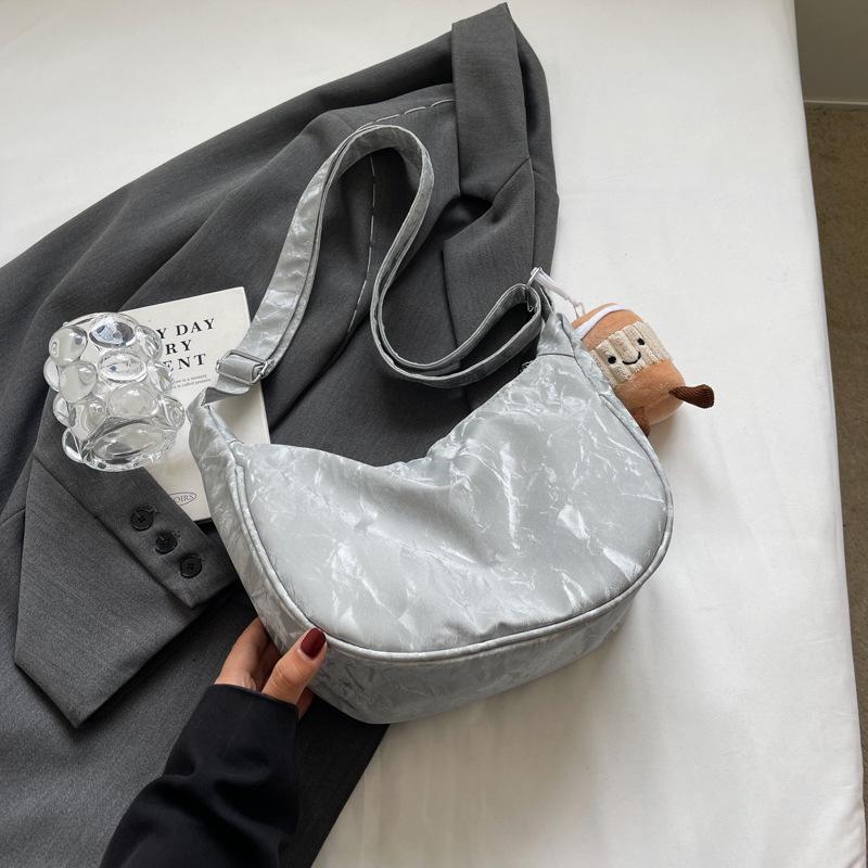 2024 летняя школьная сумка для поездок на работу через плечо, простая модная сумка-мессенджер, повседневная сумка-тоут в стиле ретро большой вместимости