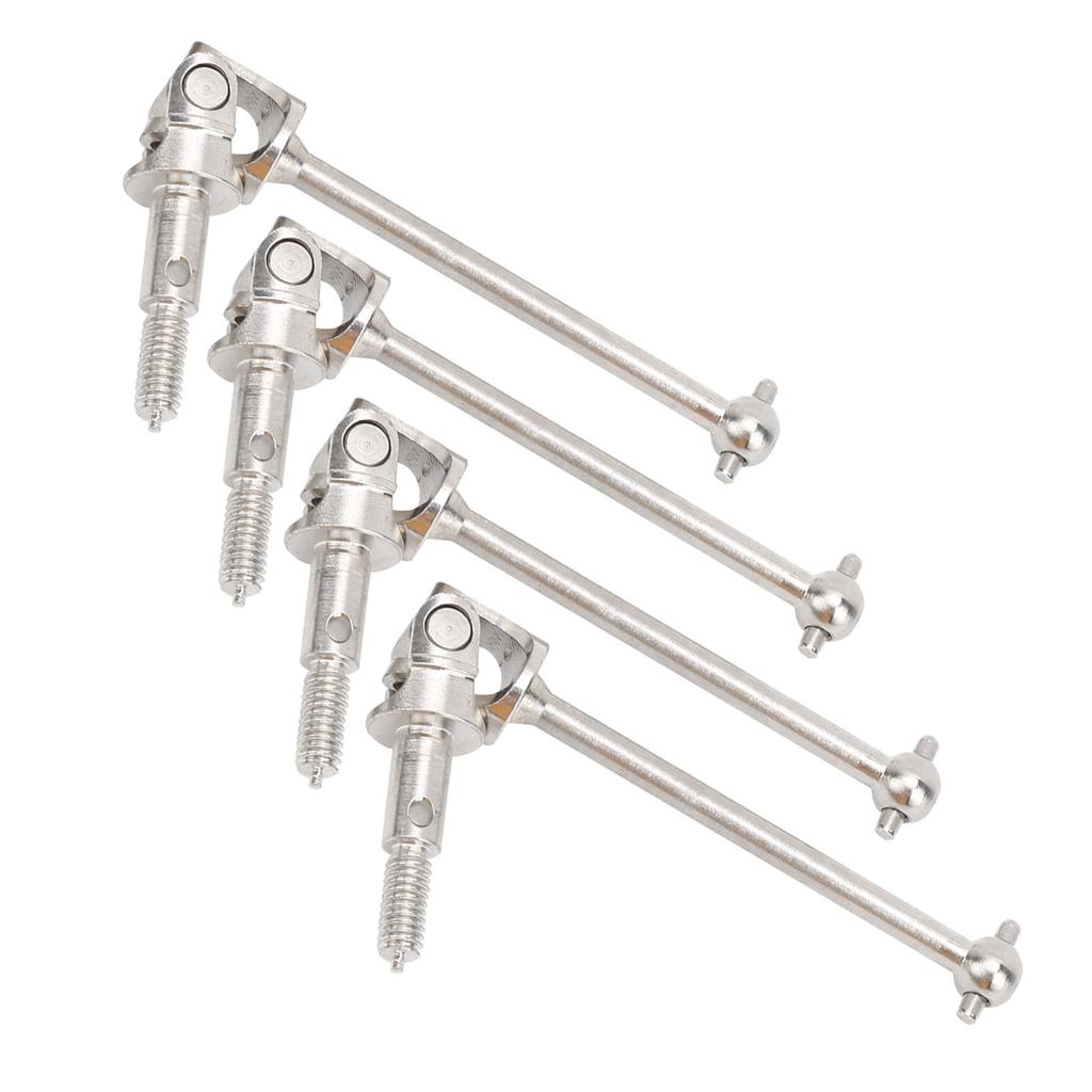 4Pcs Steel CVD Drive Shaft Transmission Axle for HSP 941239410894102 110 RC CarSilver