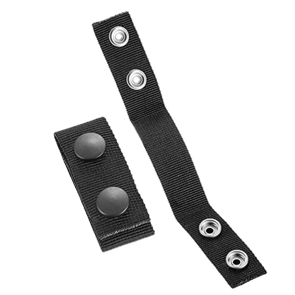 4Pcs New Nylon Belt Buckle Outdoor EDC Strap Belt Keeper Adjustable Heavy Duty Belt Loop Retainer