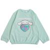 Sanrio Sweatshirt Cinnamoroll Reversible Sequin Girls Green