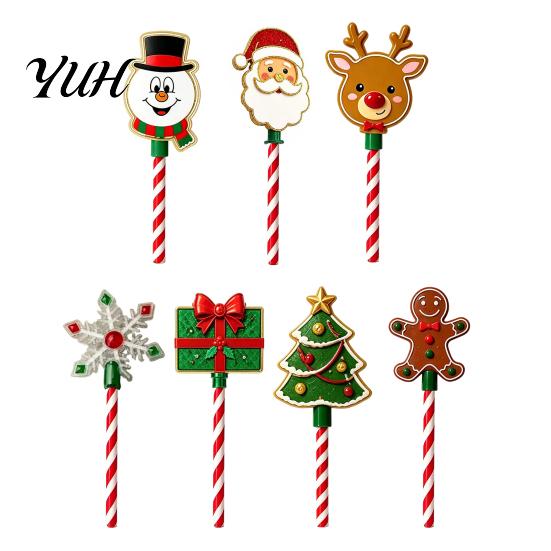 Christmas Payment Wand Tap Wand, Contactless Credit Card Holder with Candy Proximity Reader Helper Cane Handle, 3D Printed Holiday Checkout
