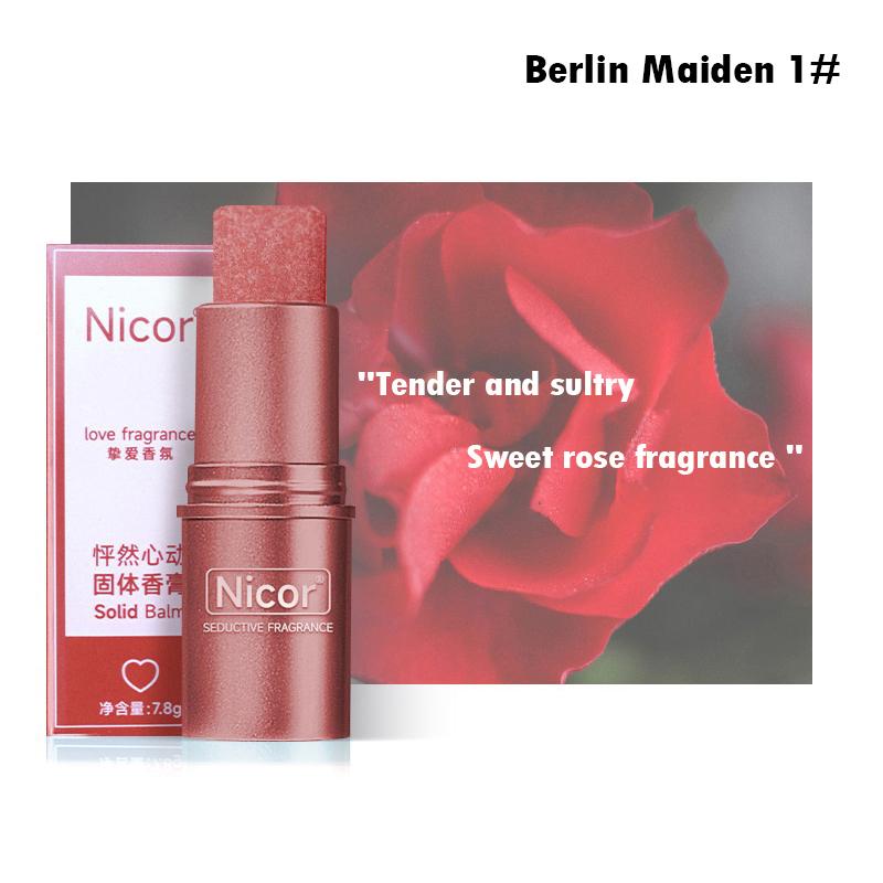 Твердые духи женские твердые бальзамы мягкий длительный аромат дезодорант аромат