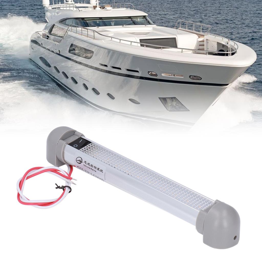 Светодиодная планка для навеса 8,9 дюйма DC12V/24V 2W Поворот 180° Водонепроницаемость IP66 Выключатель ВКЛ/ВЫКЛ для RV Boa