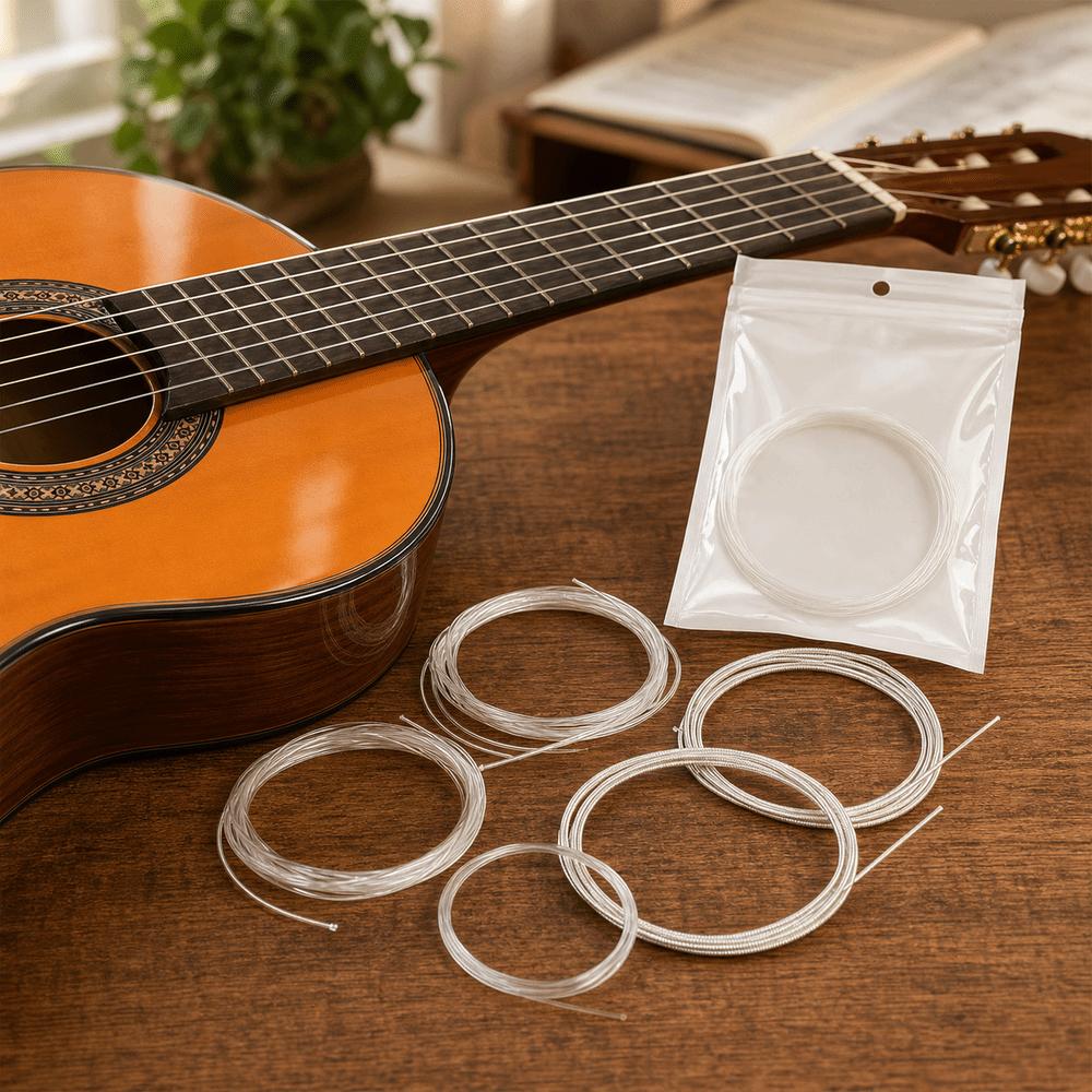 Nylon Guitar String Set Super Light Tension Replacement Guitar Strings For Classic Acoustic Guitar