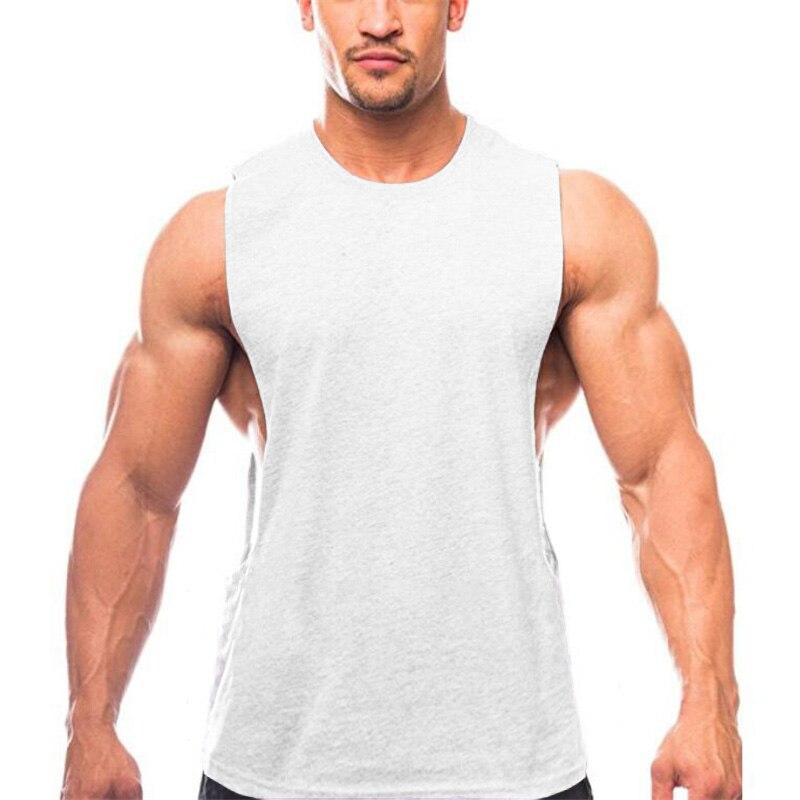 Muscleguys Brand Gym Clothing Canotte Bodybuilding Drop Armhole Tank Top Men Fitness Tanktop Sleeveless Shirt Workout Vest