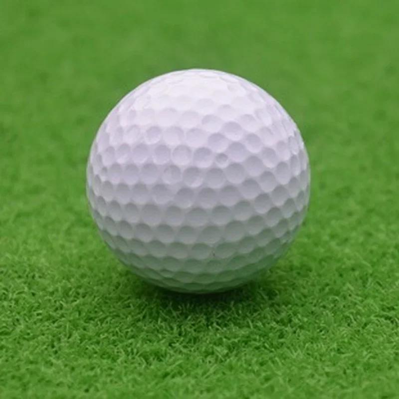2025 New 10pcs Outdoor golf double-layer white ball two-layer practice ball golf ball