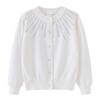 Girls Knitted Cardigan Jacket Spring and Autumn Cotton Children Knitted Cardigan