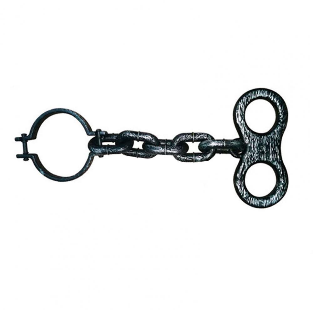 Цепи для Хэллоуина Реквизит Цепочки для Косплея Жуткие Аксессуары для Костюма Заключенного на Хэллоуин Цепи Для Маскарадных Вечеринок