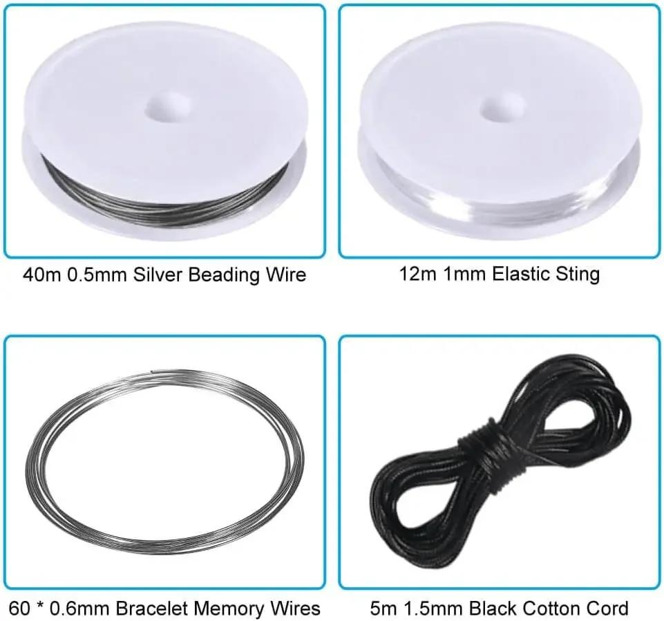 Набор для изготовления ювелирных изделий, Инструмент для ремонта ювелирных изделий с аксессуарами, Ювелирные плоскогубцы, Ювелирная фурнитура и Проволока для бисероплетения для взрослых