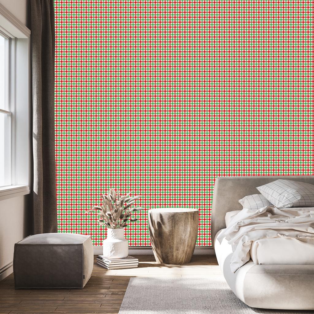 Beige Vichy Plaid Wallpaper for Living Room and Bedroom 50x1000