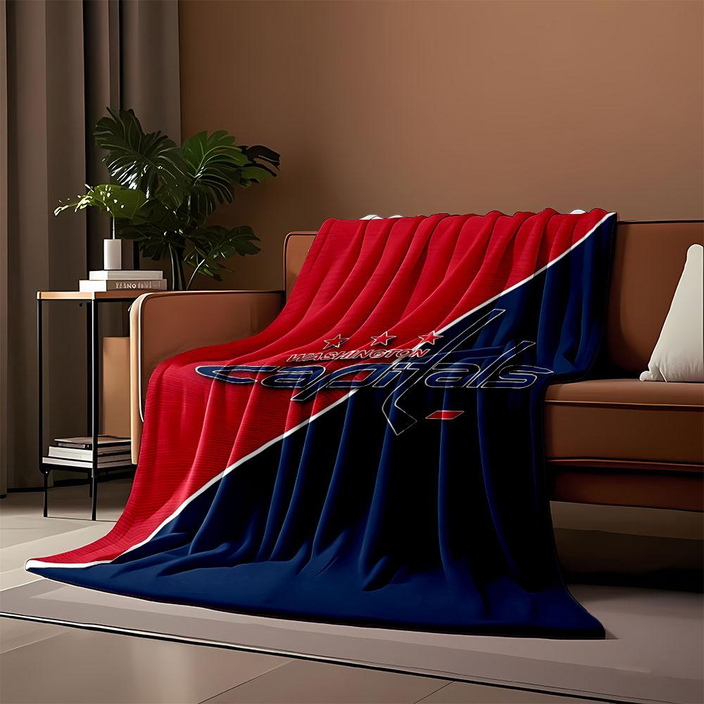 Washington Capitals Logo Blanket print blanket soft and cozy perfect for the living room bed sofa or a nap,gift