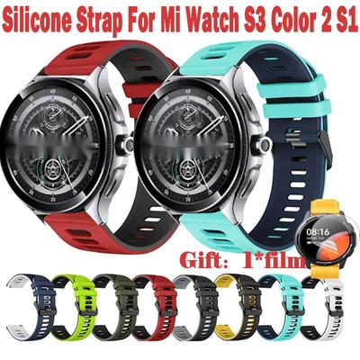 Силиконовый ремешок для Xiaomi Watch 2 Pro, браслет для Mi Watch S3 Color 2 S1 Active Pro S2 42 46 мм, аксессуар Correa для умных часов