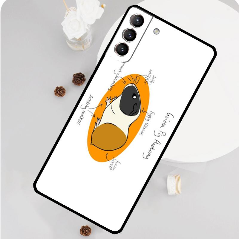 Милые Животные Морская Свинка Чехол для Телефона Для Samsung Galaxy S23 Ultra S21 S20 FE S9 S10 Plus Note 10 20 S22 Ultra Funda