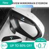 BIFL6 Hot 2pcs Car Sun Visor Rearview Mirror Rain Eyebrow Shield Sticker For BMW E90 E60 E46 E39 F30 F10 E87 X3 X4 X5 X1 G30 G20
