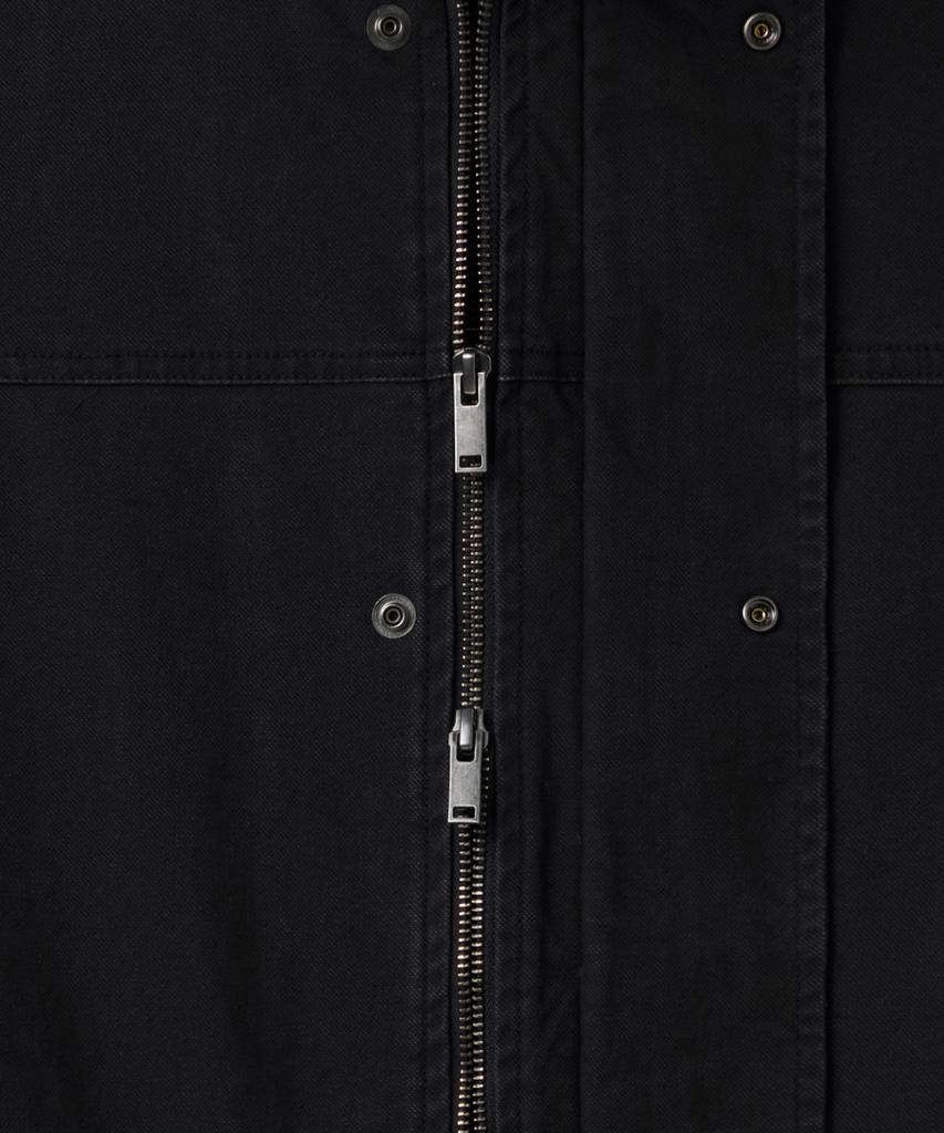 Musinsa Standard Pigment Canvas Hunting Jacket [Black]