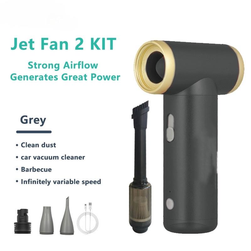 100000RPM Handheld Electric Jet Fan Compressed Air Duster Cordless Portable Computer Keyboard Cleaner