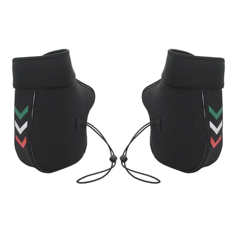 Motorcycle Handlebar Gloves Muff for Cold Weather Riding Mittens Windproof E-Bike Handguards Hand Protectors Covers 2pcs