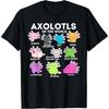 Axolotls Of The World Cute Kawaii Axolotl Animals T-Shirt