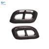 ABS Carbon Fiber For Mercedes Benz GLE350 GLE450 GLC GLS W167 X253 X167 2020 Car Exhaust Tail Pipe Outlet Frame Decorative Trim