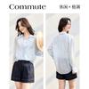 Light luxury, high-end, lightweight shirt for women, spring and summer new style, loose shirt, thin jacket for women