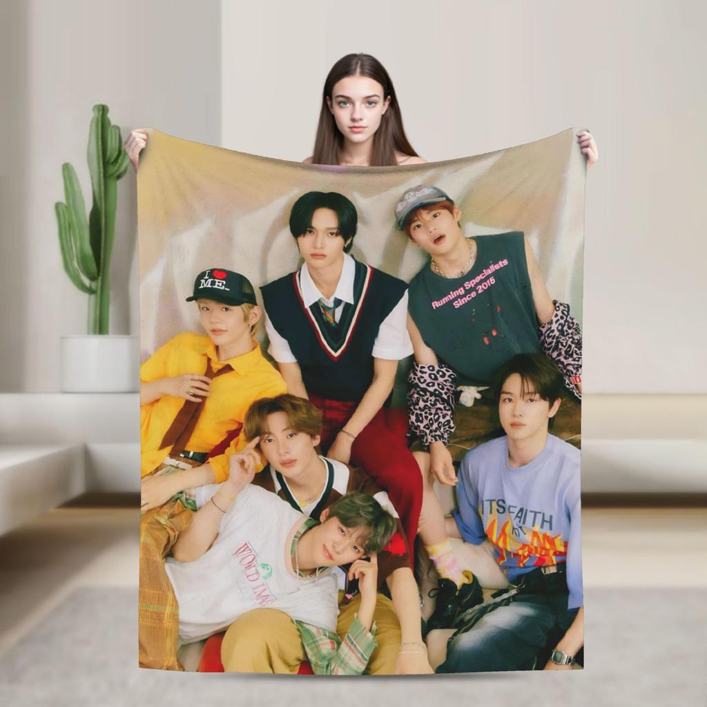 Мягкое Теплое Одеяло Дорожное Офисное RIIZING SOHEE Riize KPOP Плед Фланелевое Покрывало Для Улицы Модное Покрывало На Диван Кровать