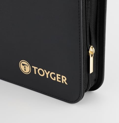 TOYGER Card Album [For storing and displaying card collections] (9 Pockets, Black)