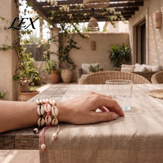 Durable Cord Bracelets for Daily Wear Handmade Seashell Bracelet, Natural Shell Boho Beaded Adjustable Casual Style Woven String Bracelet Women Beach