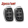 2 шт. Чехлы для корпуса автомобильного ключа для HYUNDAI IX35 Tucson 2013 2014 2015 2016 Чехлы для брелока