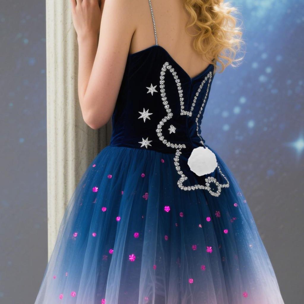 LEDMOMO Plush Bunny Tail with Safety Pin, Lightweight and Easy To Attach, Perfect for Cosplay Props, Halloween, Parties, Carnivals, and Easter, 2