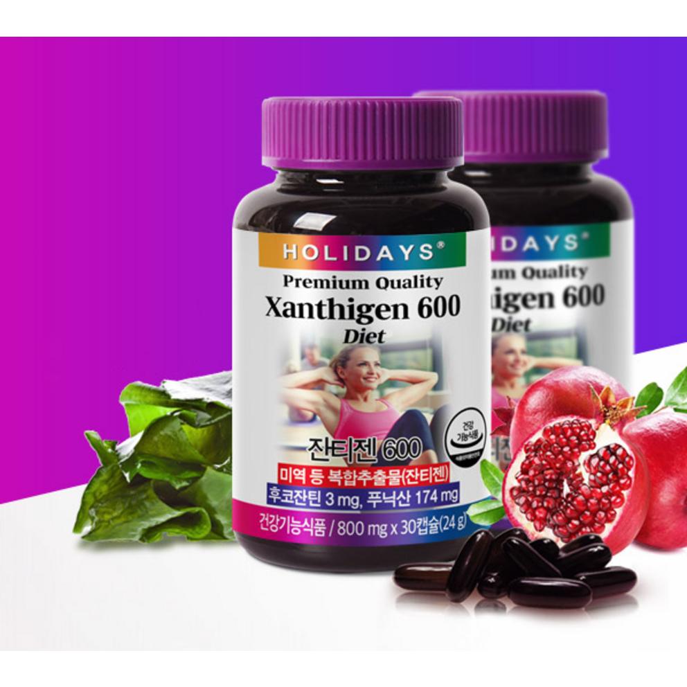 Holidays Zantigen 600, 30 Tablets, 1 Pack - Premium Fat Burning Supplement