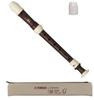 Yamaha YAMAHA Soprano Recorder German Style Rosewood Tone Finger Hook Cleaning Stick Recorder Cream Cloth Case Fingering Chart ABS Resin Antibacterial