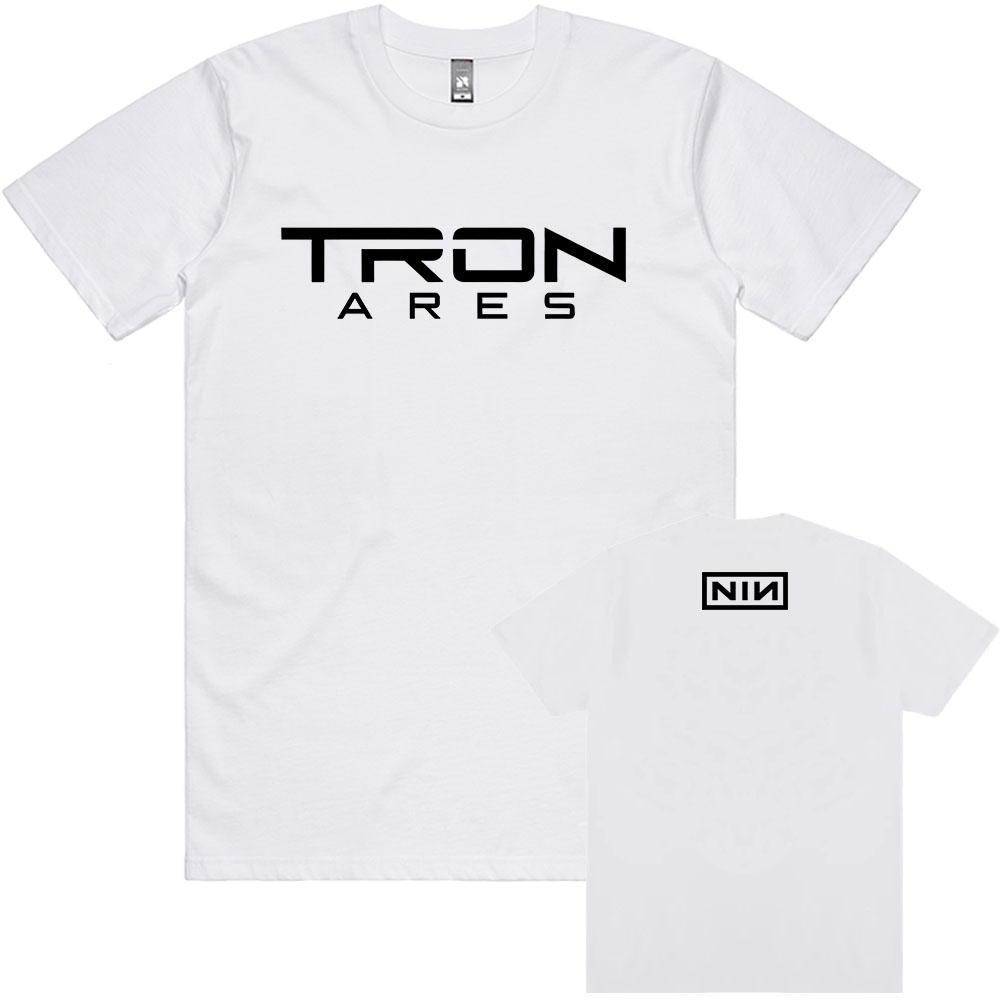 Nine Inch Nails Tron Ares T-shirt Rock Band Album Printing Tshirts Cotton Loose Casual Fashion Tee-shirt Graphic Print Tees