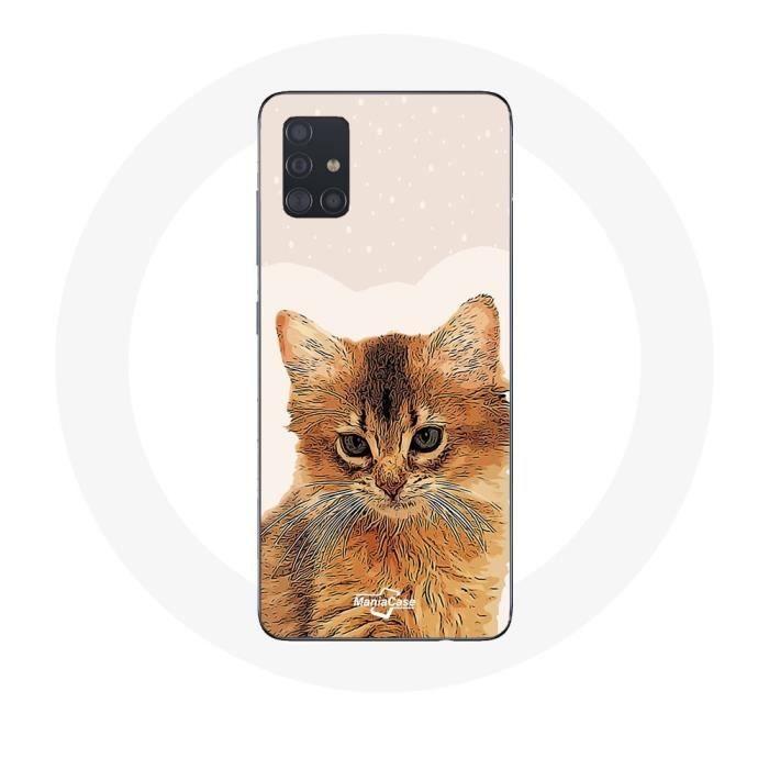 Coque pour Samsung Galaxy A51 5G Somali Race de chats