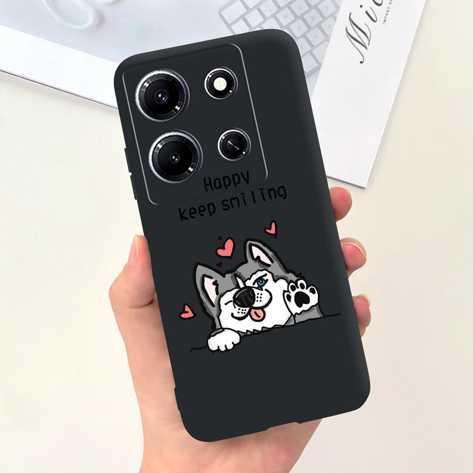 For Infinix Note 30i Note 30 Pro 30 vip Note30 4G 5G Phone Cover Moon Night Cartoon Cool Style Soft Silicone For Note30i Bumper