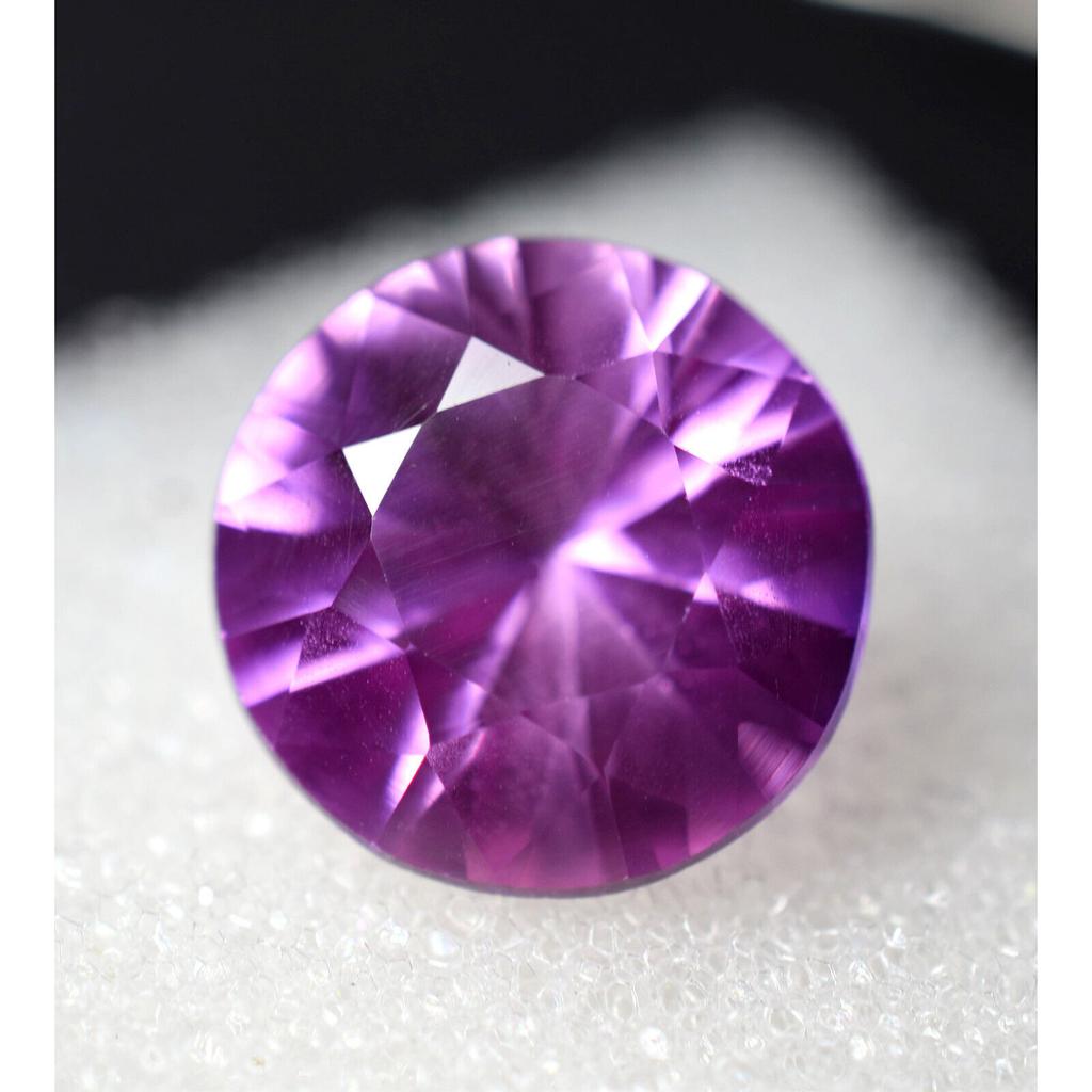 Natural Purple Tanzanite Loose Gemstone 9.50 ct Round Shape for Jewelry Making and Gem Collections