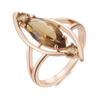 Tea Color Oval Cut Zircon Geometric Design Large Rings for Women Wedding Party Personality Jewelry