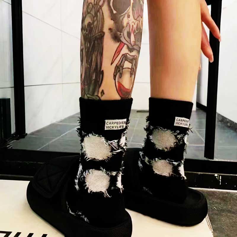 Женские белые носки Harajuku Kawaii Y2k, забавные носки, милые носки в стиле хип-хоп, мужские хлопковые носки, новинки в консервативном стиле