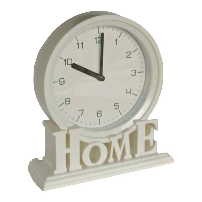 Retro table clock creative home desktop living room study desktop ornament table clock glass retro digital clock