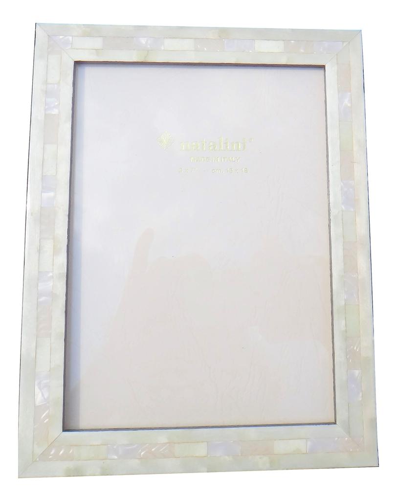 Деревянная фоторамка natalini Ракушка, Сделано в Италии, 13 x 18 см, Размер 2L, Q-H-20, Белый, Большая