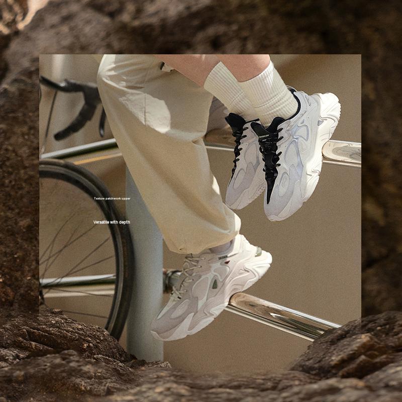 Li Ning Qian Xing Ce 2 CF Su Удобные универсальные нескользящие износостойкие низкие повседневные туфли женские кроссовки белые серебристые AGLT168-2