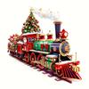 1pc 6-Inch Santa Claus Train with Red Locomotive, Christmas Tree & Gifts -Christmas Tree Train Decoration, Car Sticker Outside