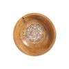 Miska Z Drewna Mango Z Dekoracyjnym Wzorem 19,5 Cm