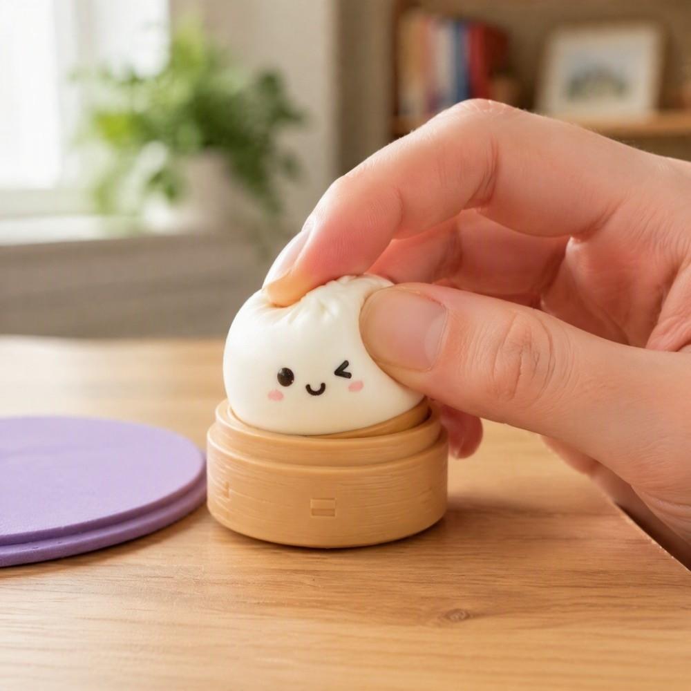 24pcs/set Halloween Squishy Crystal Bun Soft Cute Fidget Sensory Toy Favors Gift