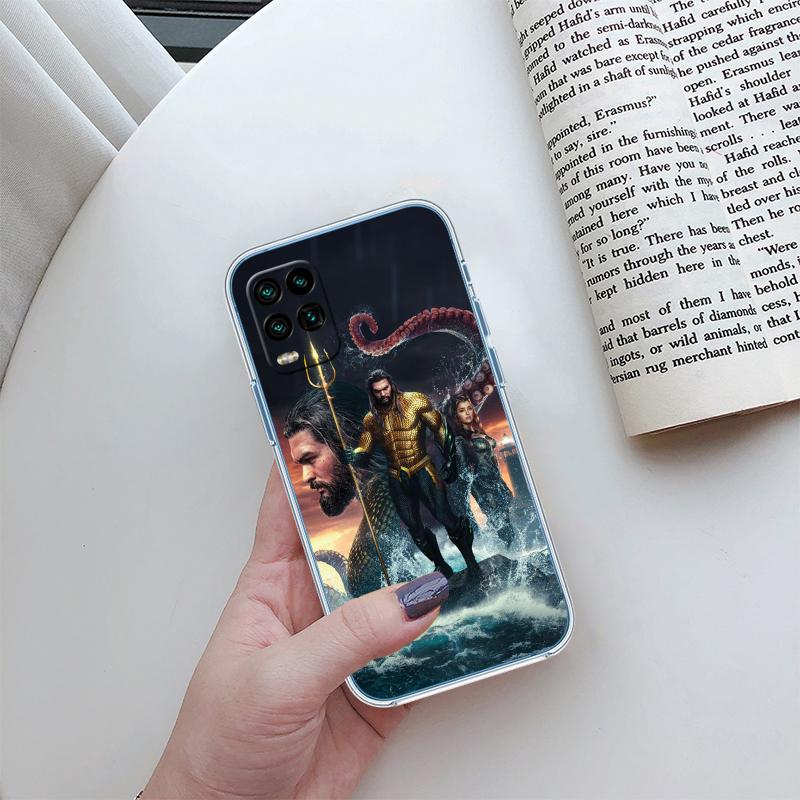 Aquaman Transparent Phone Case for Motorola Moto G7 G8 G9 G84 G85 G73 G24 G15 Z2 Play Power Plus